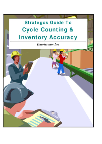 Cycle Counting & Inventory Accuracy - Strategos, Inc
