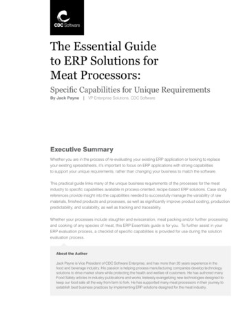 The Essential Guide To ERP Solutions For Meat Processors