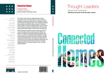 Connected Homes Thought Leaders - Cisco