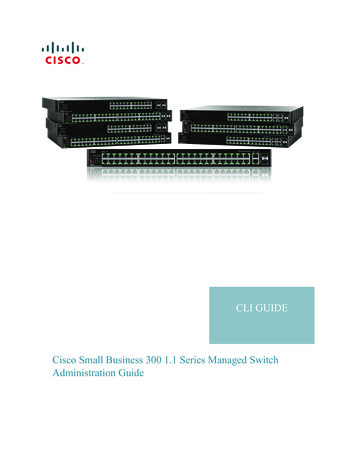 Cisco Small Business 300 Series Command Line Interface .