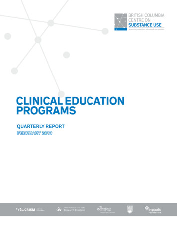CliniCal EduCation Programs - BCCSU