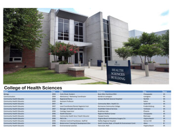 College Of Health Sciences - ODU