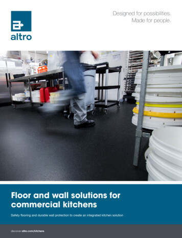Floor And Wall Solutions For Commercial Kitchens