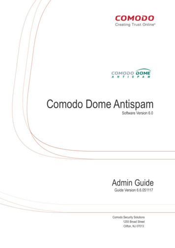 Comodo Dome Antispam Admin Guide