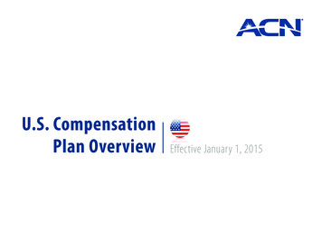 U.S. Compensation Plan Overview Effective January 1, 2015