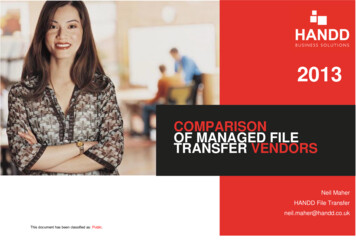 Comparison Of Managed File Transfer Vendors