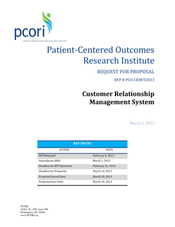 Patient-Centered Outcomes Research Institute