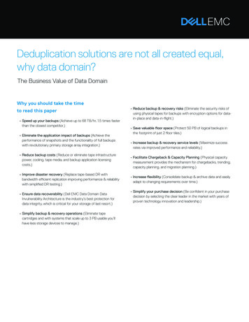 Deduplication Solutions Are Not All Created Equal, Why .