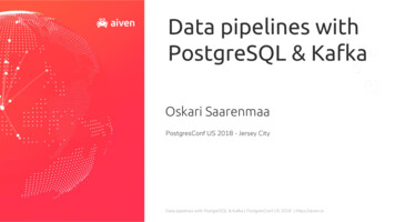 Data Pipelines With Oskari Saarenmaa PostgreSQL & Kafka
