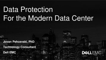 Data Protection For The Modern Data Center