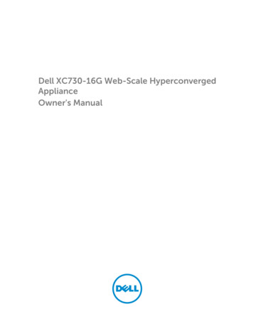 Dell XC730-16G Web-Scale Hyperconverged Appliance 