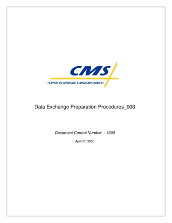 Data Exchange Preparation Procedures 20060427