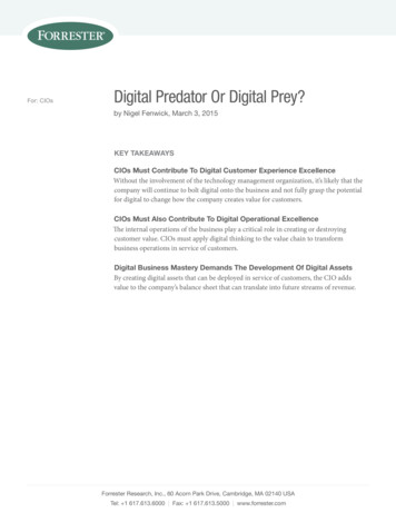 Digital Predator Or Digital Prey - Cisco