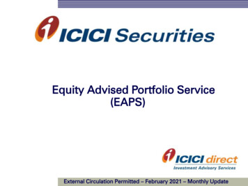 Equity Advised Portfolio Service (EAPS)