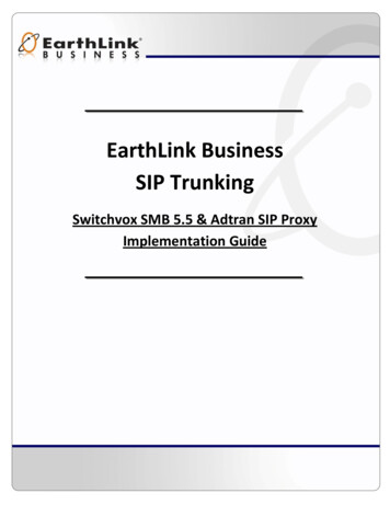 EarthLink Business SIP Trunking - Windstream Enterprise