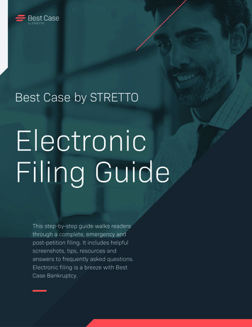 Electronic Filing Guide - Best Case