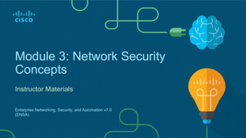 Module 3: Network Security Concepts
