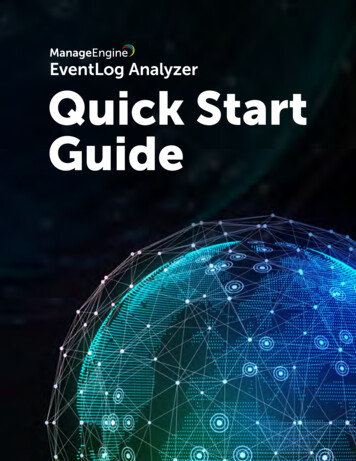 Quick Start Guide - ManageEngine