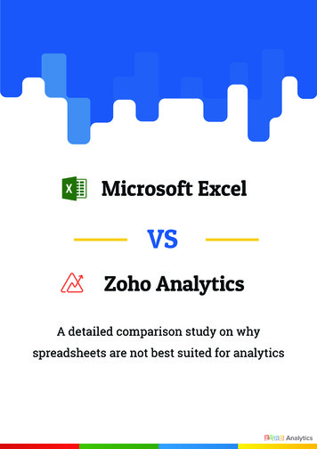 Microsoft Excel - Zoho