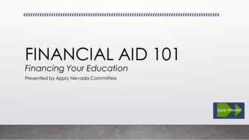FINANCIAL AID 101 - Apply Nevada