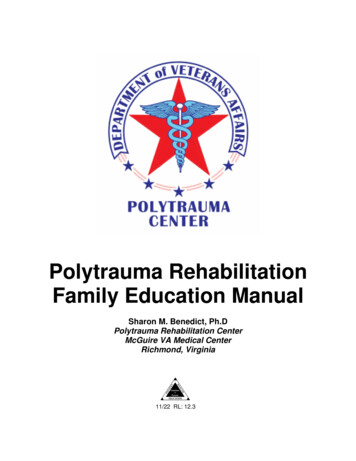 Polytrauma Rehabilitation Family Education Manual