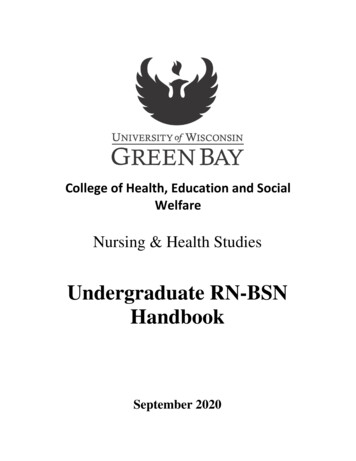 Undergraduate RN-BSN Handbook