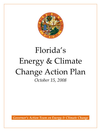 Florida’s Energy Climate Change Action Plan