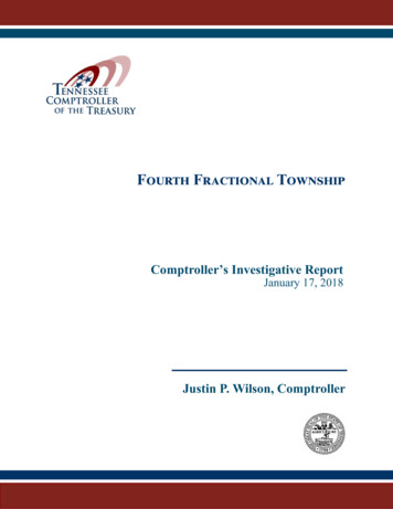 Fourth Fractional Township 2018 - Tennessee
