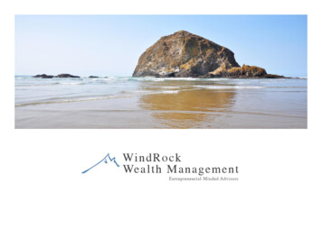 Introduction To WindRock - Financial Repression Authority