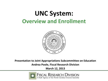 UNC System - Ncleg.gov