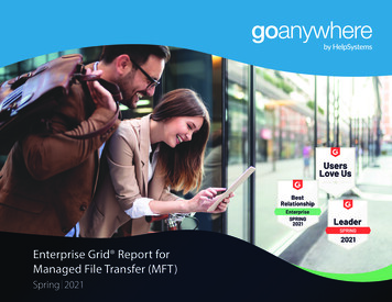 Enterprise Grid Report For Managed File Transfer (MFT)
