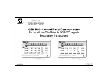 GEM-P801 Control Panel/Communicator