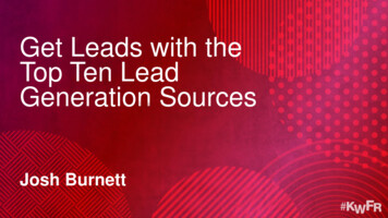 Get Leads With The Top Ten Lead Generation Sources