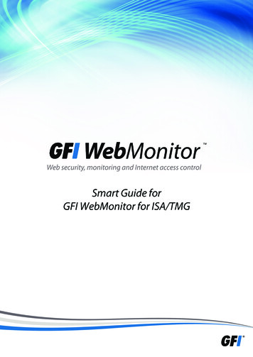 Smart Guide For GFI WebMonitor For ISA/TMG