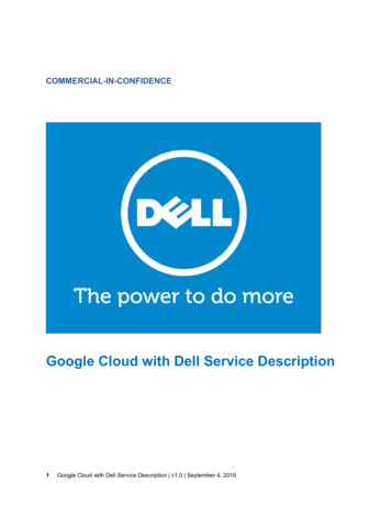 Google Cloud With Dell Services Description V1 (9-4-19)