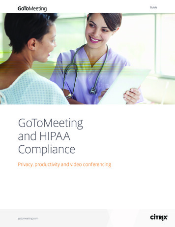 GoToMeeting And HIPAA Compliance