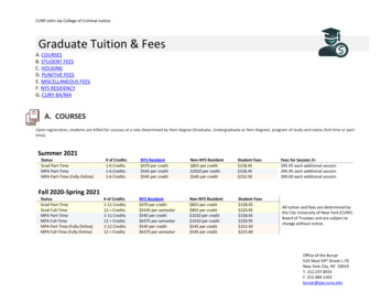 Graduate Tuition & Fees - John Jay College Of Criminal .