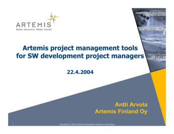 Project Management Tools For SW Development Project 