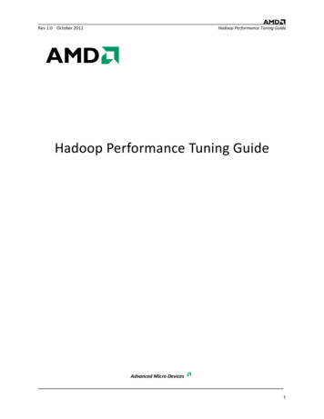 Hadoop Performance Tuning Guide - AMD