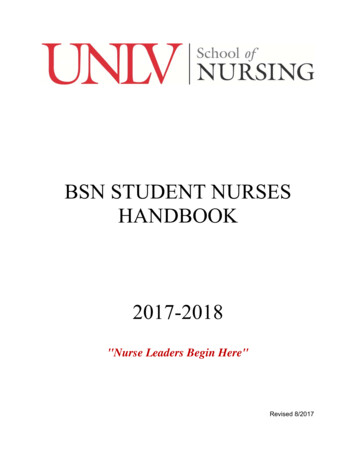 2017-2018 BSN Handbook