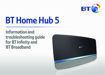 Information And Troubleshooting Guide For BT Infinity And .