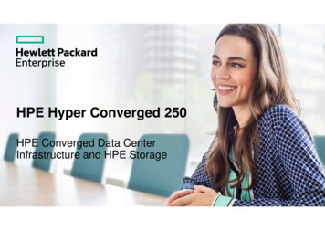 HPE Hyper Converged 250 - Converge::Convenzioni Consip