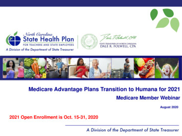 Medicare Advantage Plans Transition To Humana For 2021