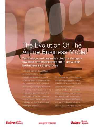 The Evolution Of The Airline Business Model