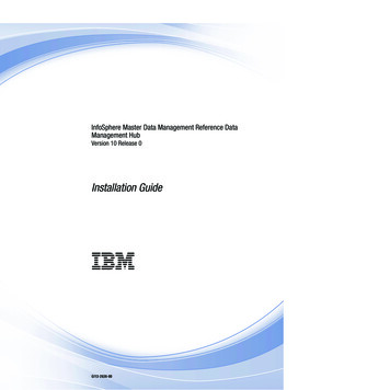 InfoSphere Master Data Management Reference Data . - IBM