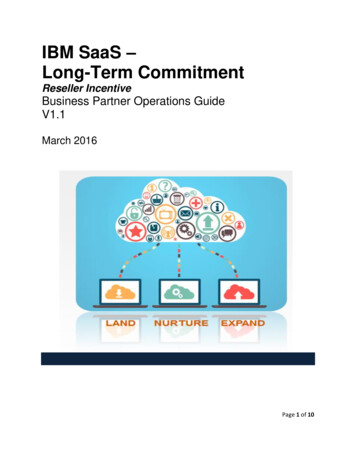 IBM SaaS Long-Term Commitment - ALSO