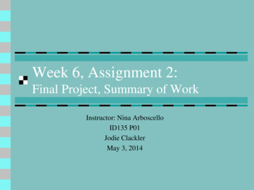 Week 6, Assignment 2
