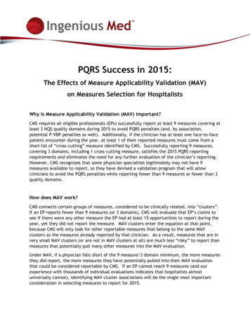PQRS Success In 2015 - Secure.imbills 