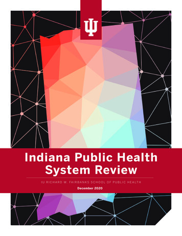 Indiana Public Health System Review - IUPUI