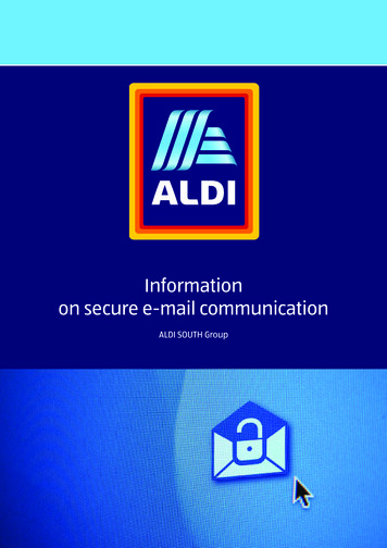 Information On Secure E-mail Communication